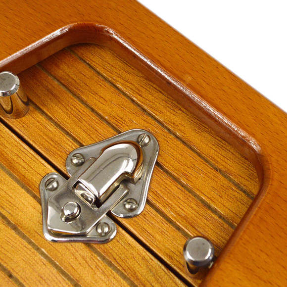 CHANEL 1996 Brown Wooden Vanity Handbag Box 84437 - Picture 6 of 11